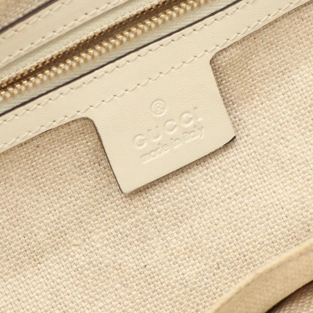GUCCI Cream Leather Tote Bag - Picture 4 of 13